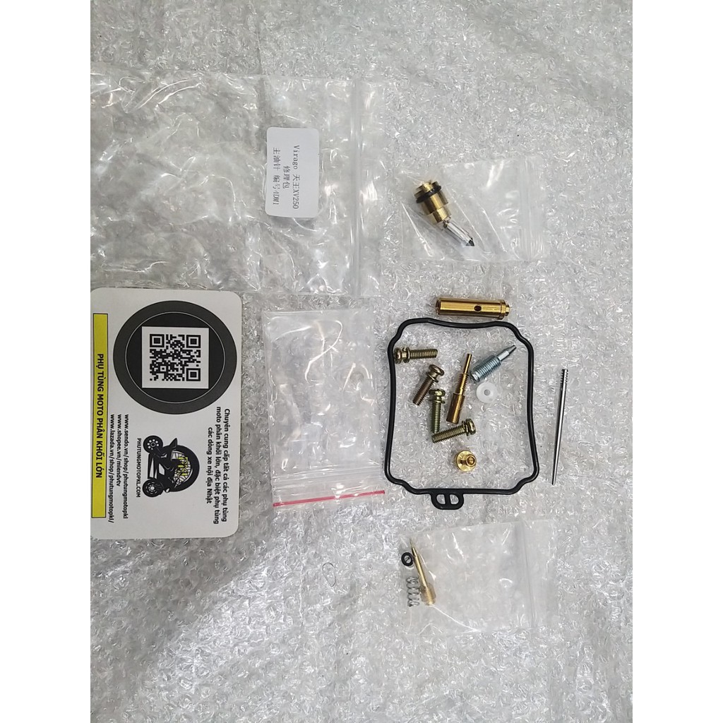 Bộ phụ kiện sửa chữa bộ chế hòa khí bình xăng con Yamaha Virago XV250 125