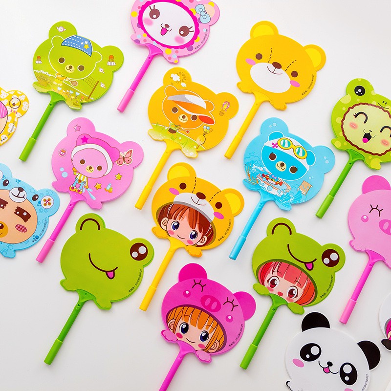 Sỉ / lẻ Bút Bi Gắn Quạt Hình Thú Hoạt Hình Dễ Thương