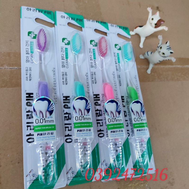 Bộ 3 cây bàn chải đánh răng Hàn Quốc siêu mềm - mã số 08D