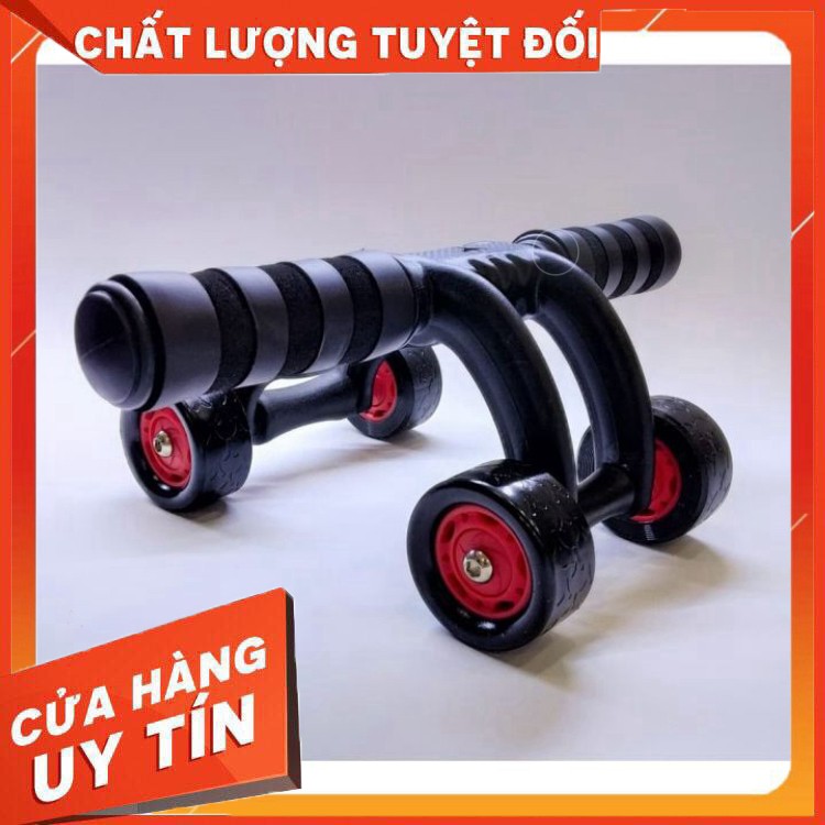 ( CỰC RẺ ) Con Lăn 4 Bánh Tập Cơ Bụng ( Có Video )