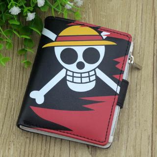 Ví da PU kiểu ngắn phong cách nhân vật Luffy thời trang