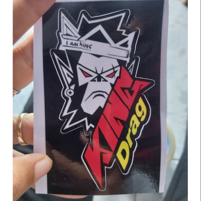 Tem Sticker Decal I'am King Drag Dán Xe Giá Rẻ