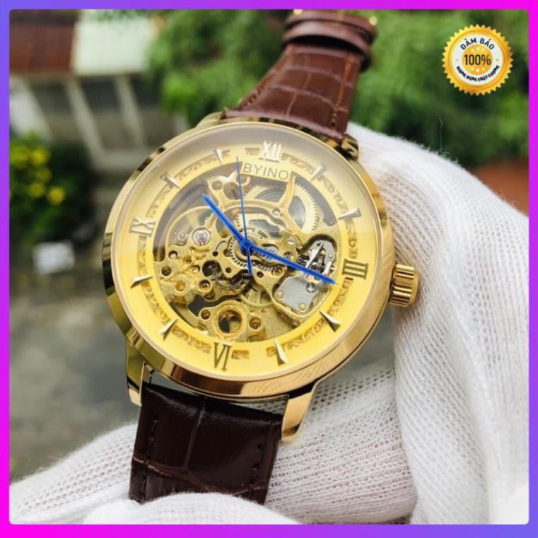[Hàng xịn] Đồng hồ nam chính hãng automatic hiệu BYINO - Bảo hành 2 năm