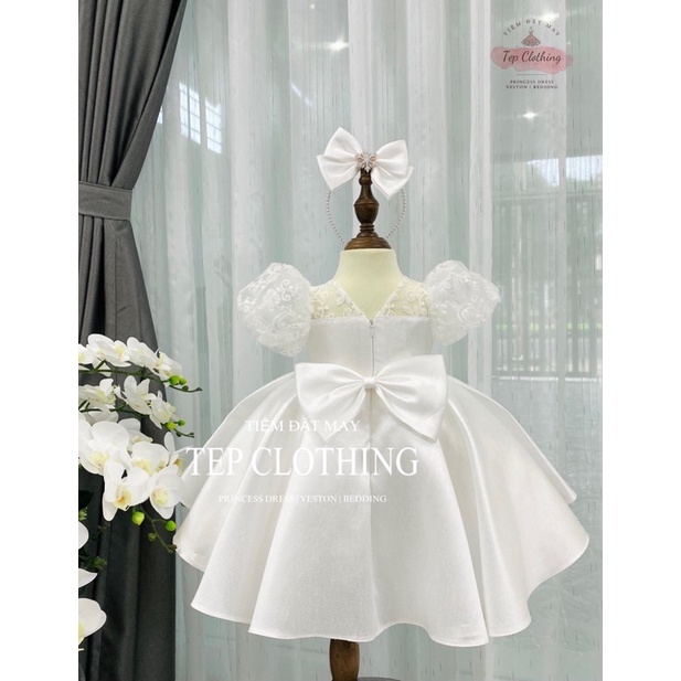 CHIC Đầm Công Chúa Thiết Kế Cho Bé Gái by Tep Clothing - hình thật