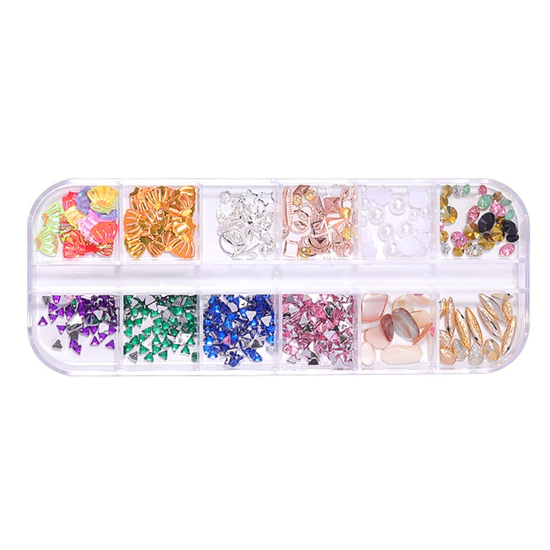 Phụ Kiện Đinh Tán Đính Đá 3D Trang Trí Móng Tay Nghệ Thuật Charms