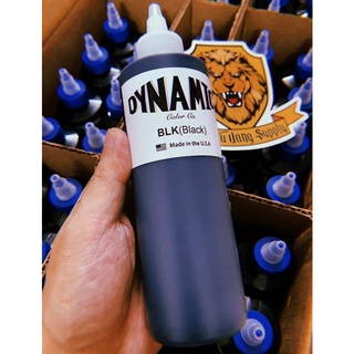Mực xăm hình Dynamic đen BLK 8oz