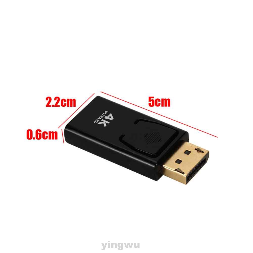 Home HD Durable High Speed Display Port No Flicker Black DP Male To HDMI Female PBS Shell Adapter Converter | WebRaoVat - webraovat.net.vn