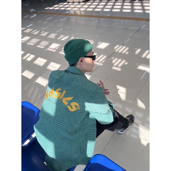 Basics tweed flannel shirt