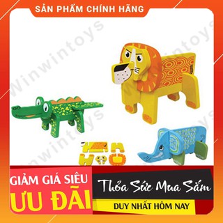 Đồ Chơi Gỗ Thú Lắp Ráp 3D Winwintoys - 60532