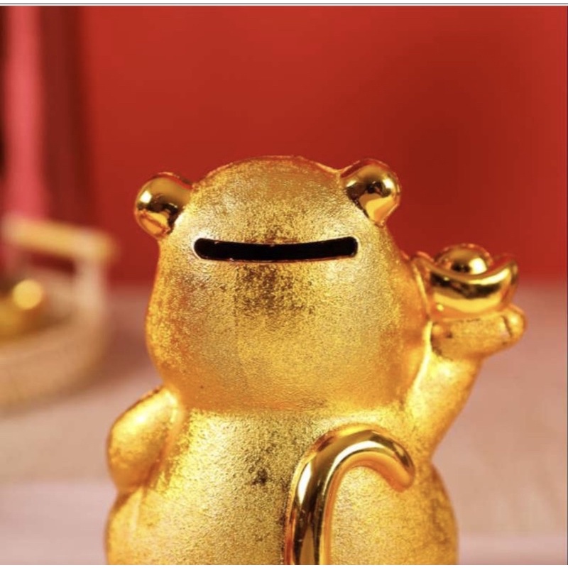 Cọp Vàng tiết Kiệm Lớn 10x15Cm.