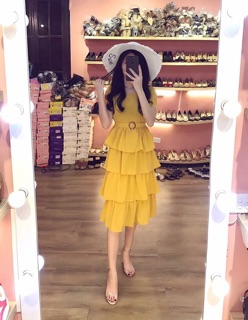 vấy tầng vintage