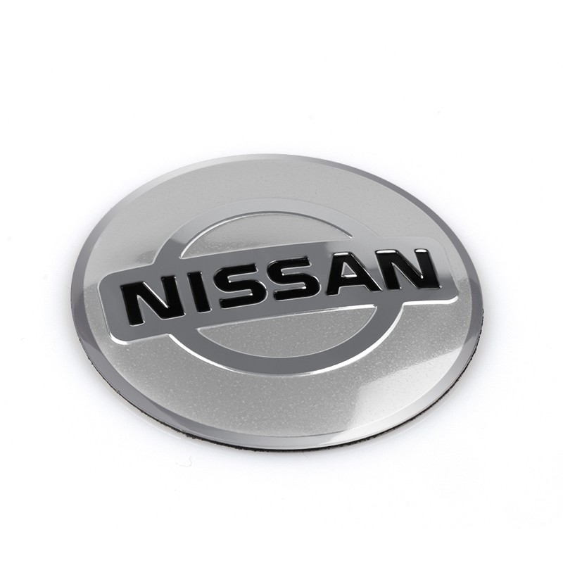 Bộ 4 Miếng Dán Trang Trí Trục Bánh Xe Hơi Nissan 56MM Nismo GTR