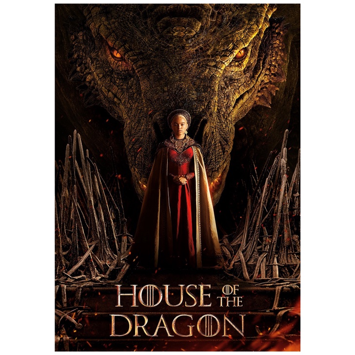 Áp Phích Dán Tường Hình game of thrones: house of the dragon