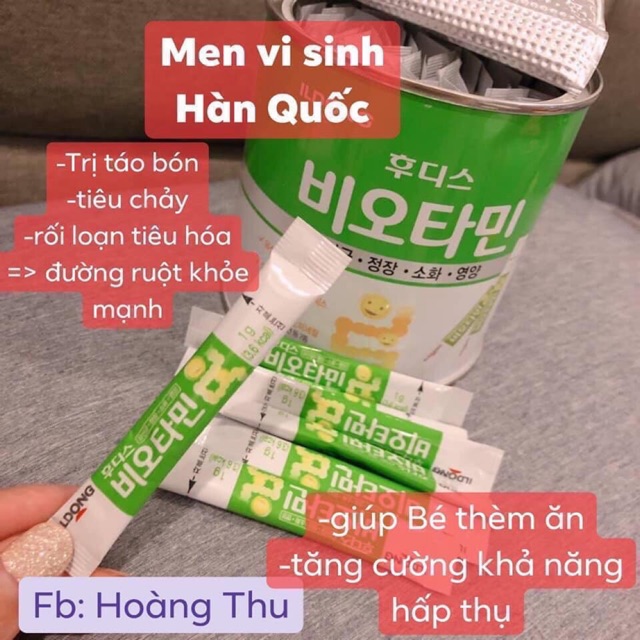 Men vi sinh ildong hàn quốc. Hộp 100 gói