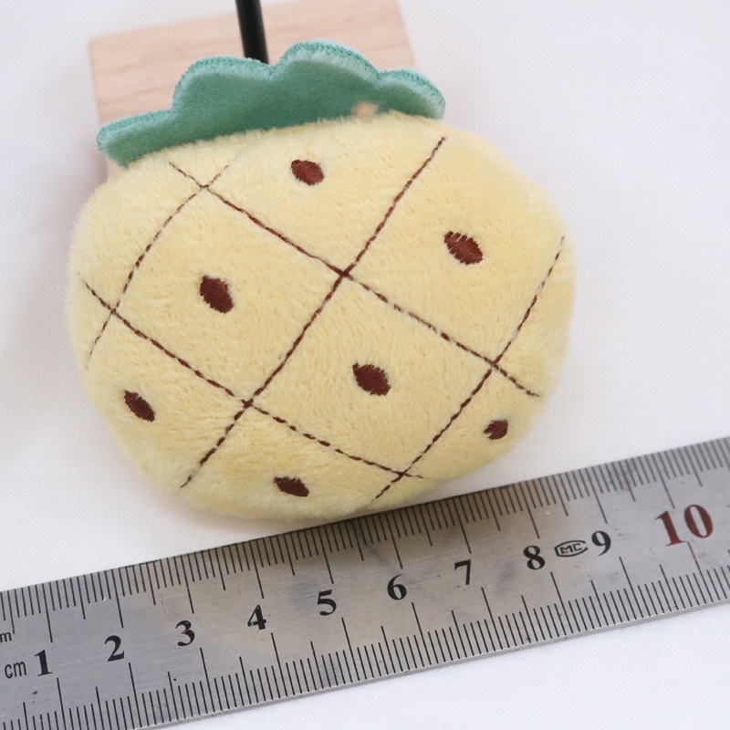 Sét 10 gấu bông mini trái cây size 6-9 cm