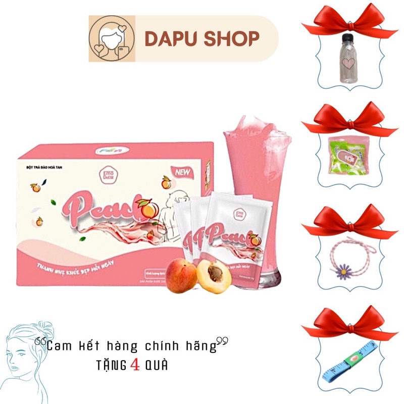 (EMO PEACH) Bột Trà Đào giảm cân Emoslim Detox