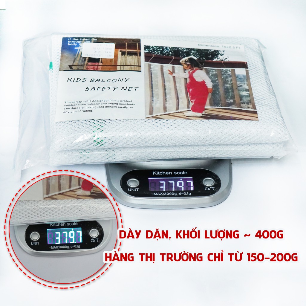 Lưới An Toàn Che Kẽ Hở Ban Công, Cầu Thang An Toàn Cho Bé Legaxi