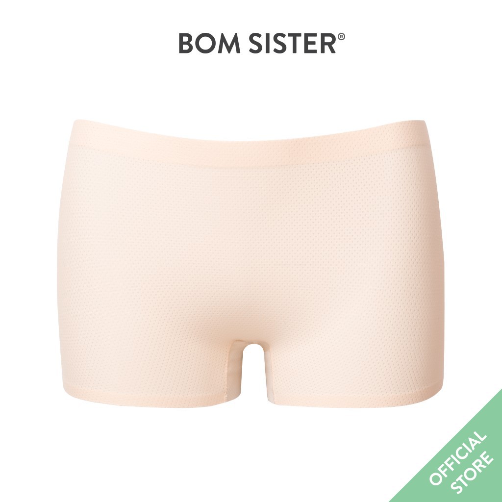 [Mã FAMALLT5 giảm 15% đơn 150k] Quần đùi chống lộ chất su thông hơi ép viền màu trơn BOM SISTER QD8044