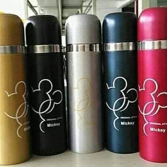 Bình Đựng Nước Nóng Lạnh In Hình Chuột Mickey Đáng Yêu Thermos