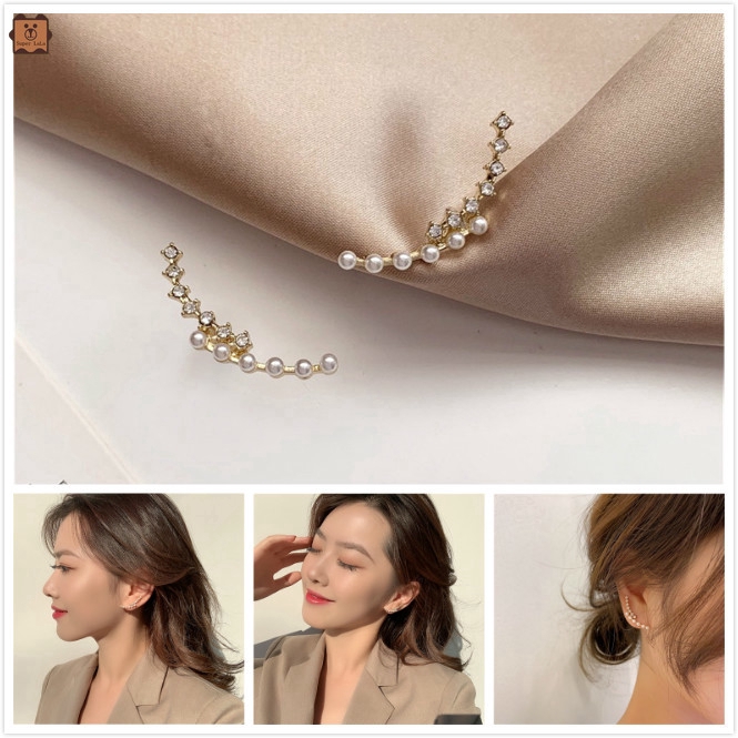 Bông Tai Đính Đá Lấp Lánh Sang Trọng Dành Cho Nữ