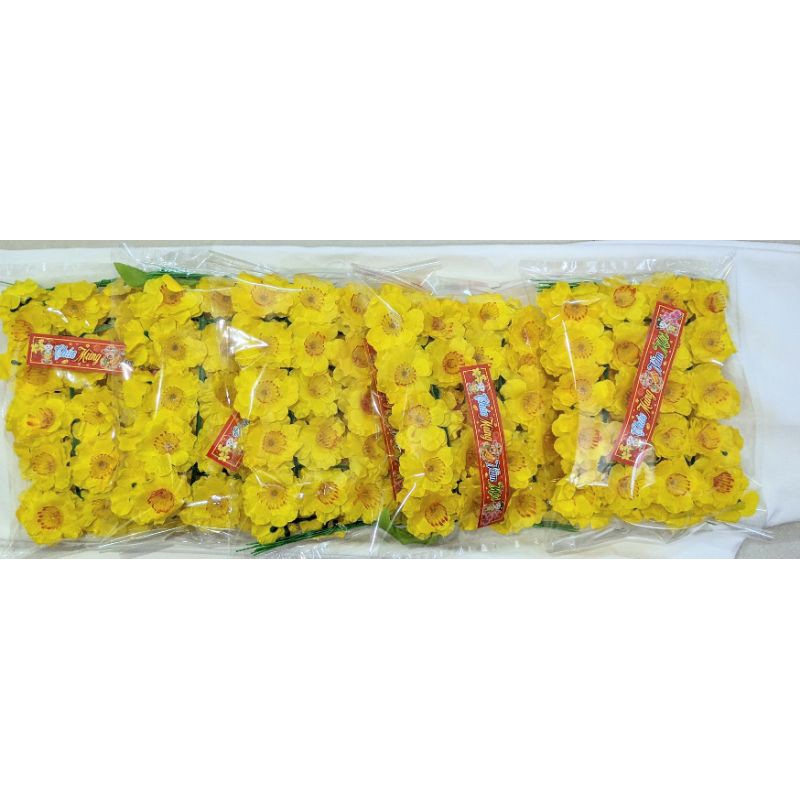 Hoa mai bịch 40 bông trang trí tết giá rẻ 2024