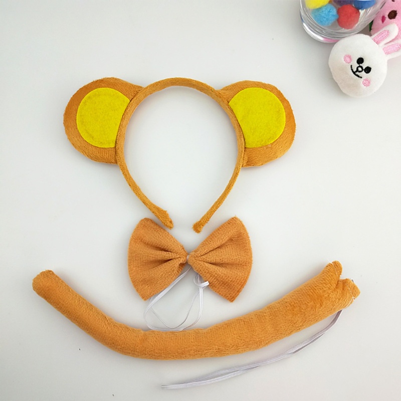 Băng Đô Tai Thú Dễ Thương Dùng Hóa Trang Tiệc Sinh Nhật