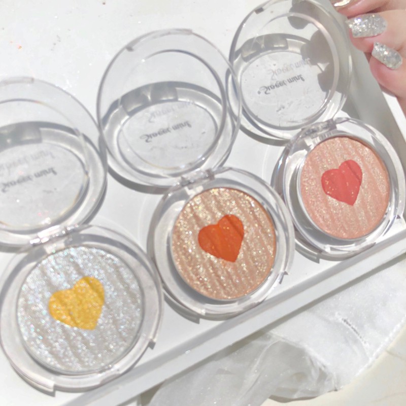 Sweet Mint Phấn má hồng lâu trôi hai tông màu hình trái tim ngọc trai long lanh highlightpearl long lanh highlight | BigBuy360 - bigbuy360.vn
