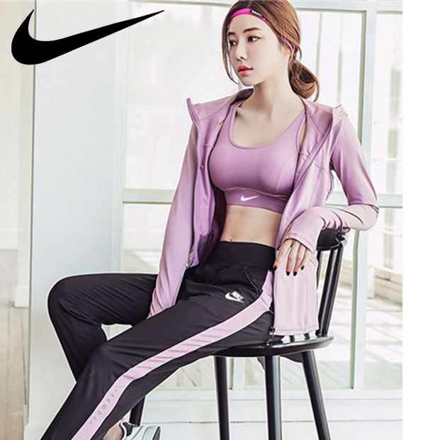 Cửa hàng trực tiếp】🎉Set áo Hoodie Nike thoáng khí nhanh khô chuyên dụng tập Yoga/chạy bộ