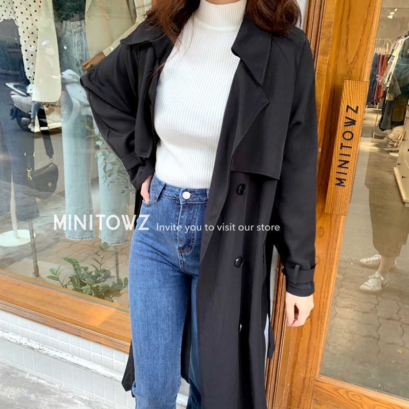 Khoác dáng dài một lớp