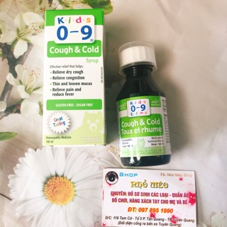 Vi lượng cúm - ho cho bé