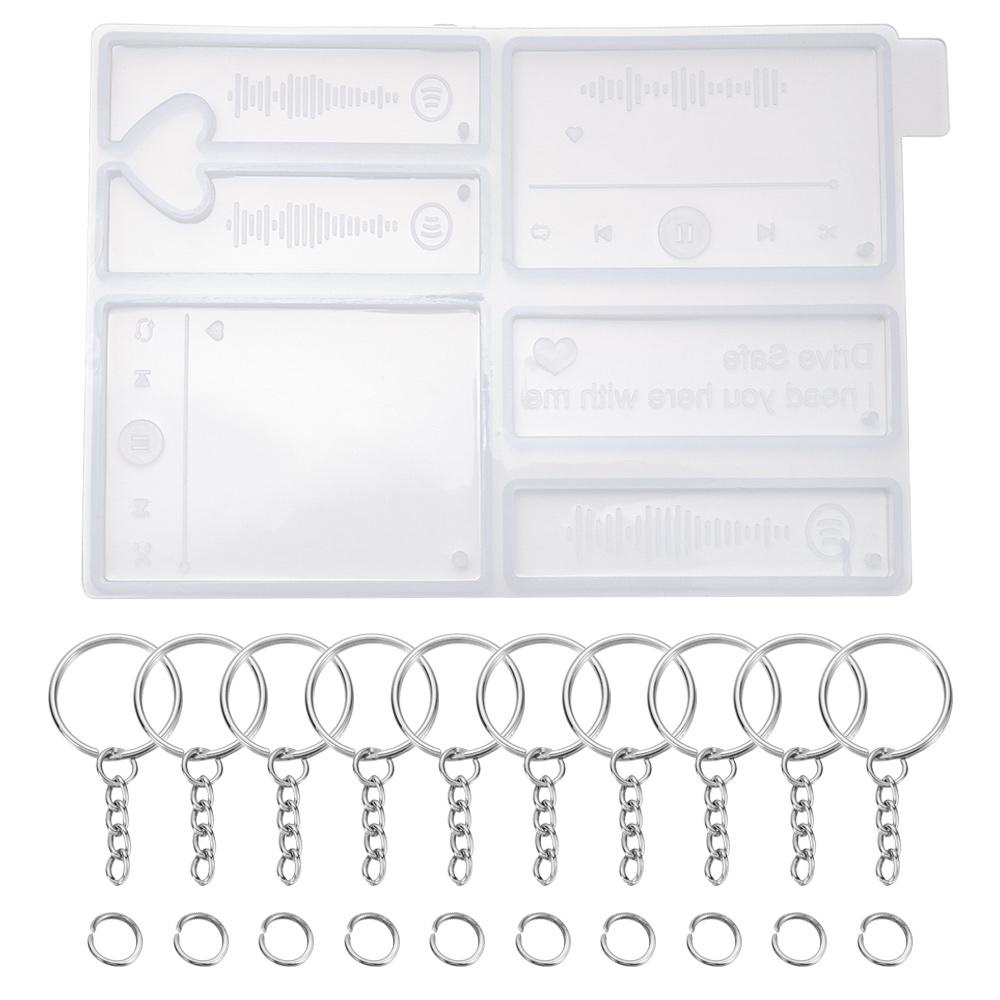 SUSANS Khuôn Silicone Làm Móc Khóa