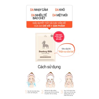 MẶT NẠ SỮA LỪA HÀN QUỐC MULBIT - DONKEY MILK