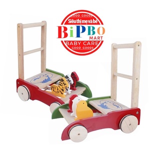 Xe tập đi gỗ cao cấp IQ Toys (chính hãng IQ Toys việt nam)