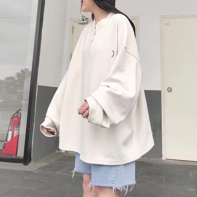 [Hình Thật] Áo Nỉ Sweater Nỉ Bông Form Rộng - Phong Cách Oversize Unisex | BigBuy360 - bigbuy360.vn