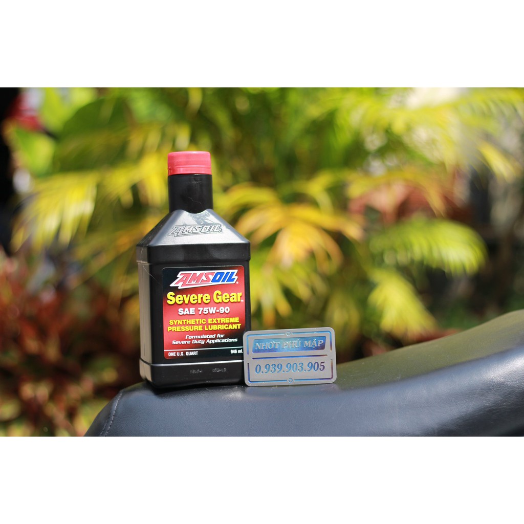 Nhớt hộp số tay ga Amsoil Gear 75W90