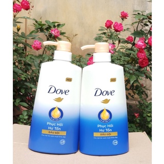Dầu gội/Kem xả Dove phục hồi hư tổn 640g/ 610g hàng chuẩn