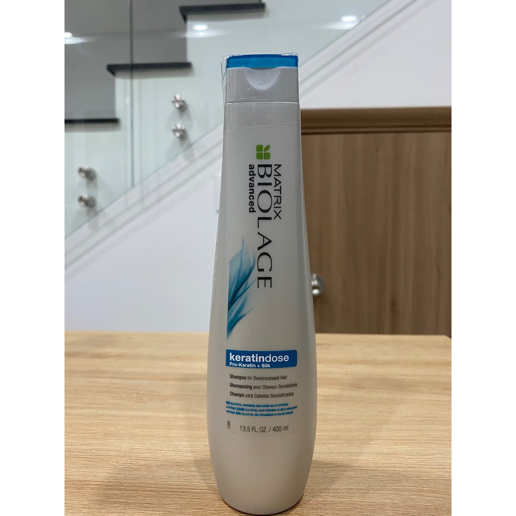 DẦU GỘI MỸ MATRIX BIOLAGE KERATIN DOSE 400ML