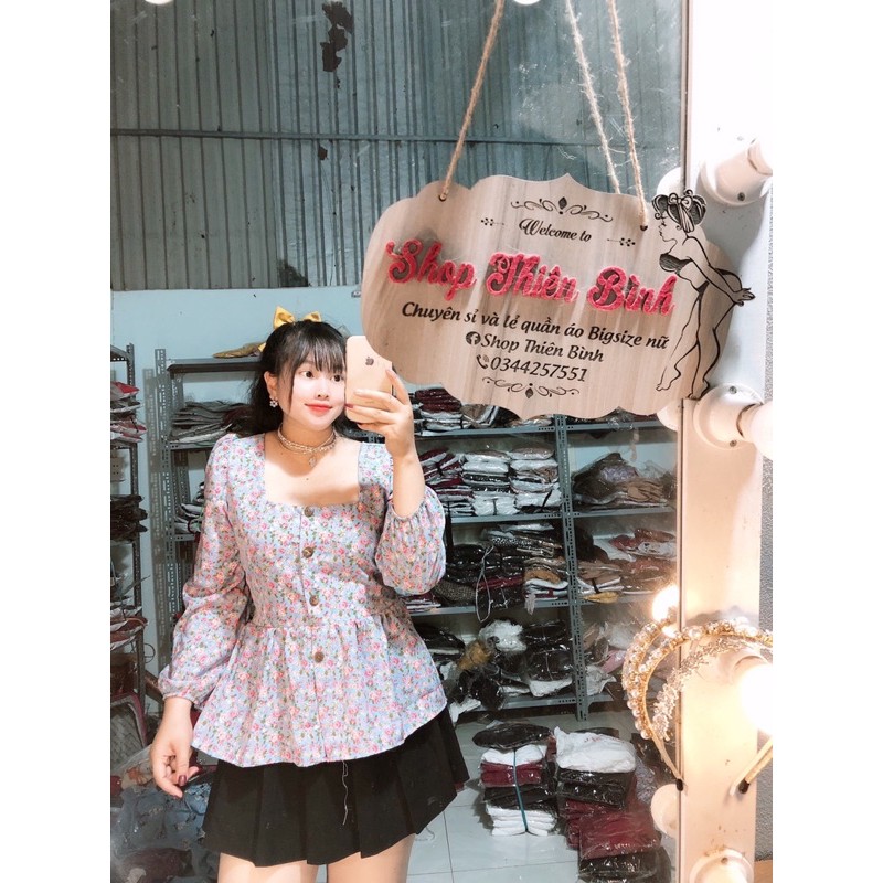 ÁO PEPLUM NÚT GỖ