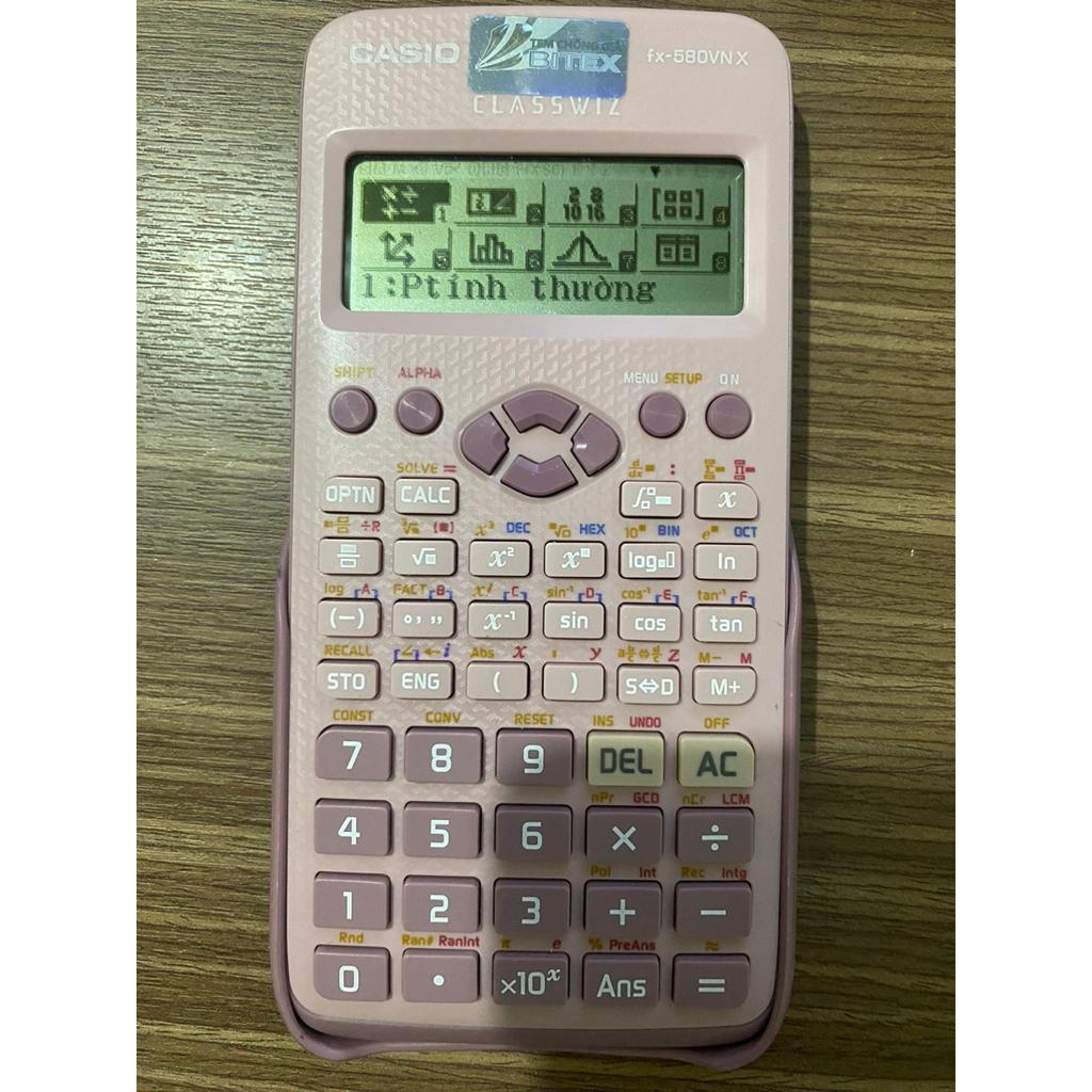 Máy tính CASIO 580VNX_2nd hand  | CASIO 580VNX CŨ CHÍNH HÃNG