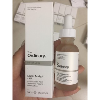 Tinh chất tẩy tế bào chết The Ordinary Lactic Acid 10% + HA ( 30mL )