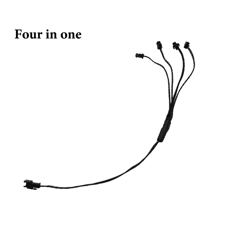 Bộ chuyển đổi nguồn sạc KEVANLY USB 12V 2 pin AA 1 lỗ cắm 2/3/4 cho xe hơi lên tới 1-5m