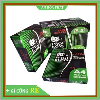 Giấy in a4 pagi boss xanh dl70, giấy photo, giấy vẽ giá rẻ