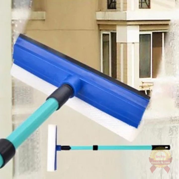 Cái lau kính thu gọn cán dài siêu sạch siêu bền