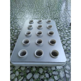 compo 10 bộ chậu trồng rau  thủy canh tĩnh và hồi lưu