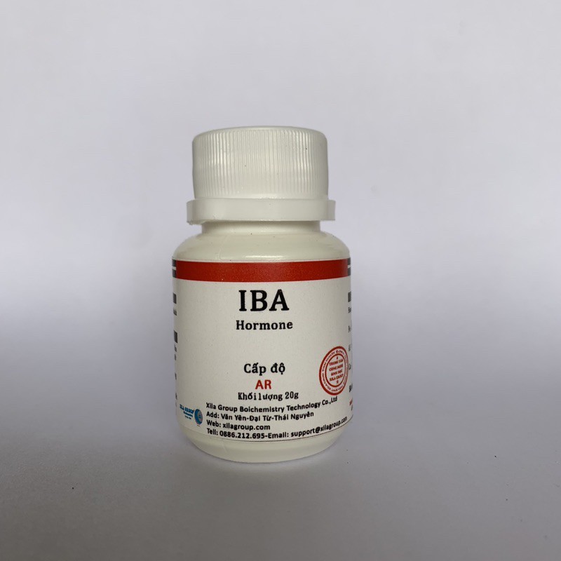 Hormone kích rễ cho hoa lan Hormone IBA+NAA (lọ 20g)  (1-Naphthaleneacetic acid Axit indole-3-butyric)