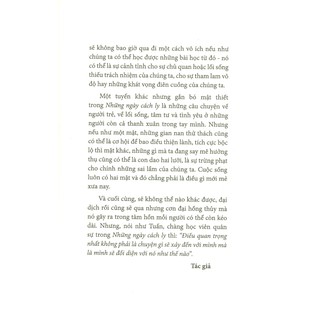 Sách-Những Ngày Cách Ly