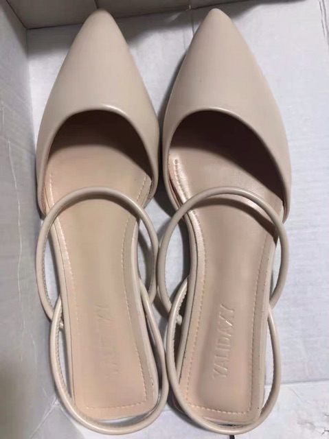 (Order-1037) Giày nữ mũi nhọn đế bệt, giày nữ quai vòng, quai gót, giày nữ mũi nhọn hai quai ( video + ảnh thật) | BigBuy360 - bigbuy360.vn