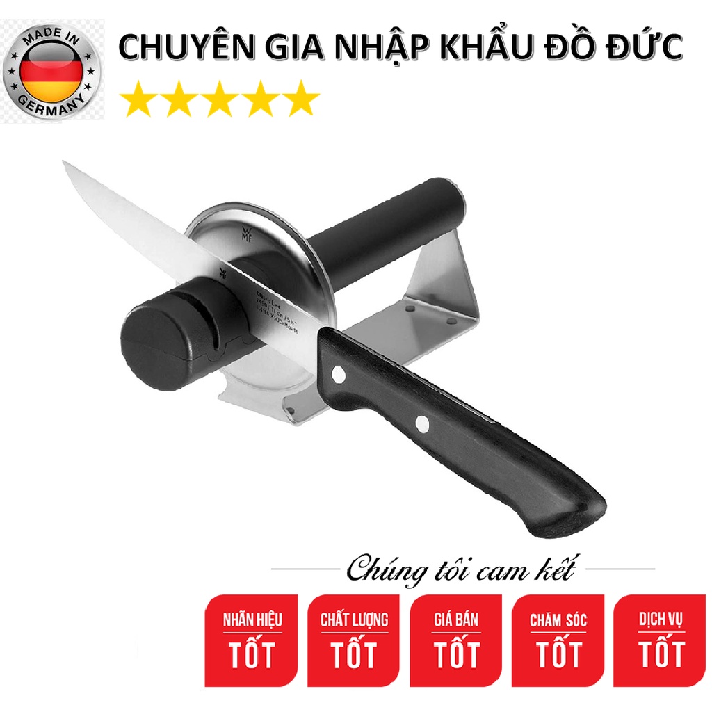 Mài Dao WMF Messerschärfer - Nhập khẩu Đức - Cromargan: thép không gỉ 18 / 10, đĩa gốm, mài sắc mọi loại dao