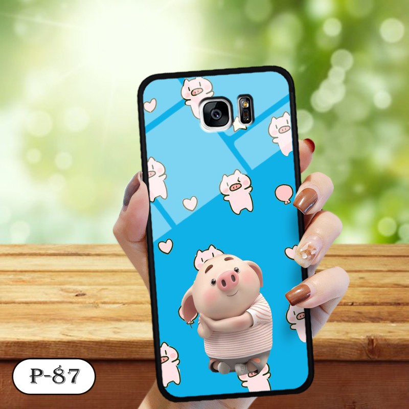 Ốp kính in hình cute Samsung S7/ S7 Edge