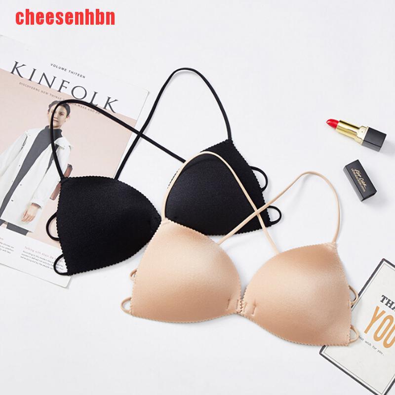 [cheesenhbn]Seamless Wire Free Padded Bras Summer Bra Breathable Sexy Lingerie Bralette Bras